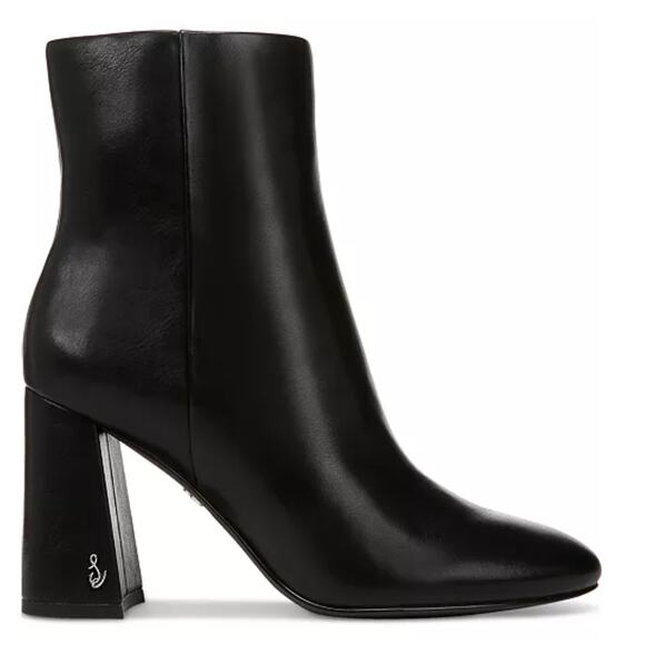 Sam Edelman Shoes - Sam Edelman Daria Dress Booties Black Leather Size 5.5 NIB Dressy Versatile